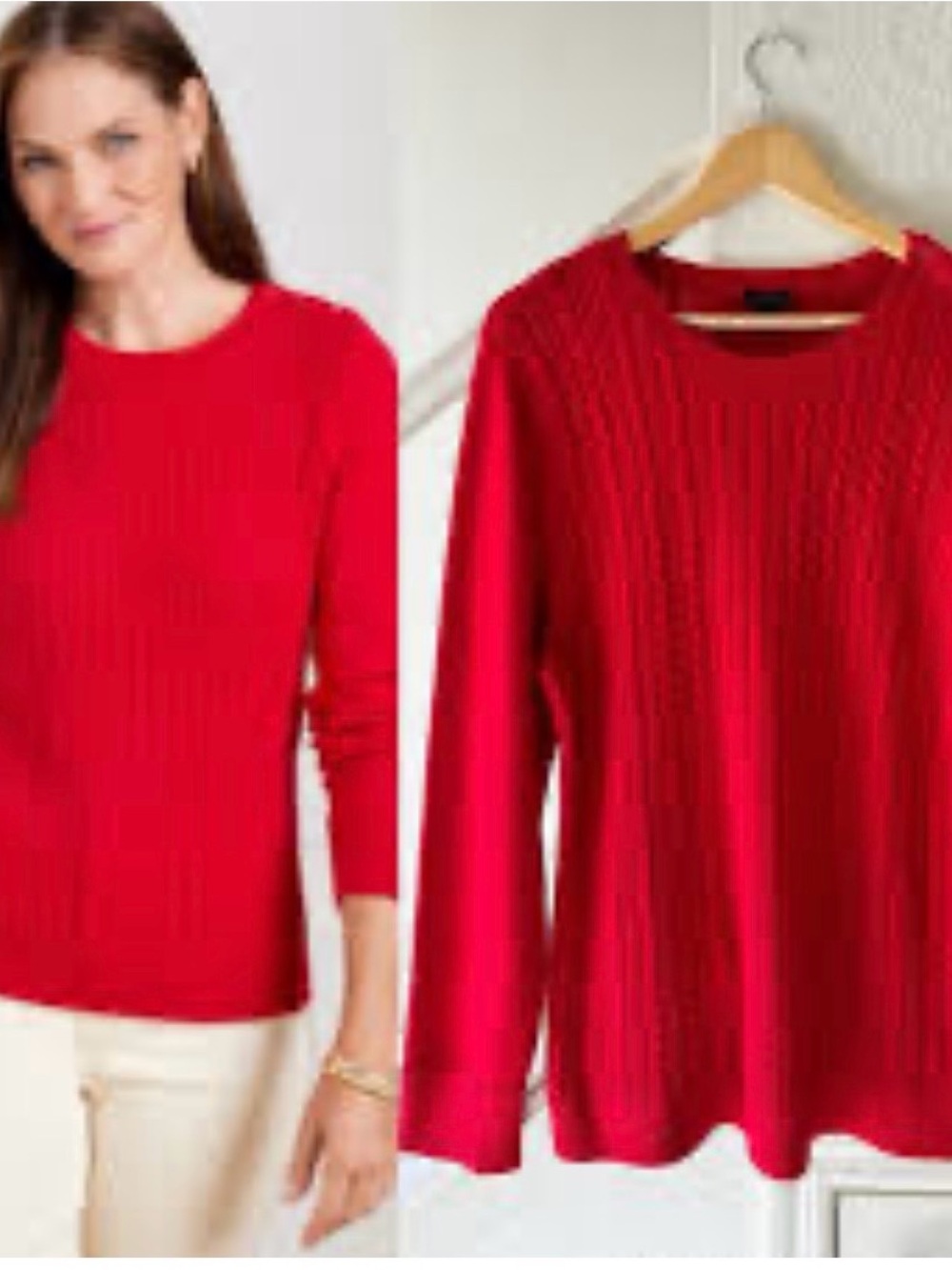 Talbots Classic Red Knit Sweater…278